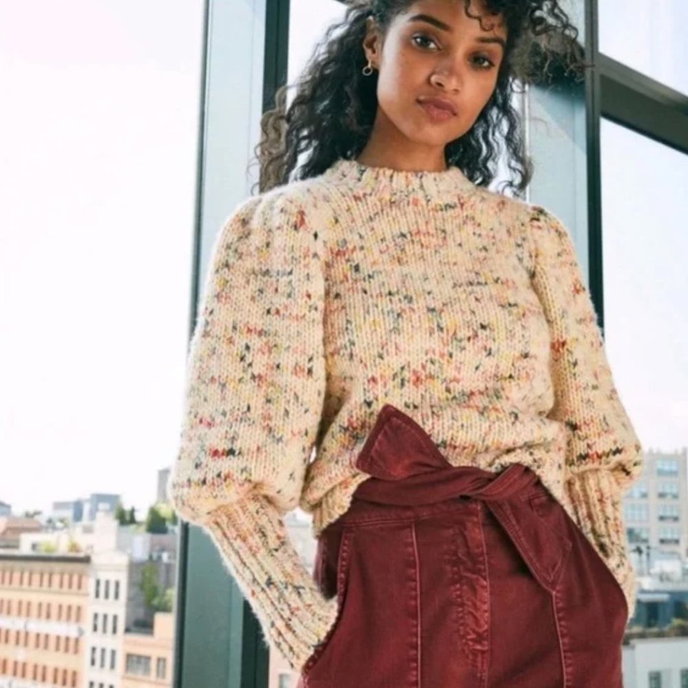 Ulla Johnson - Moxie Pullover Wool Sweater in Mixte - Size S